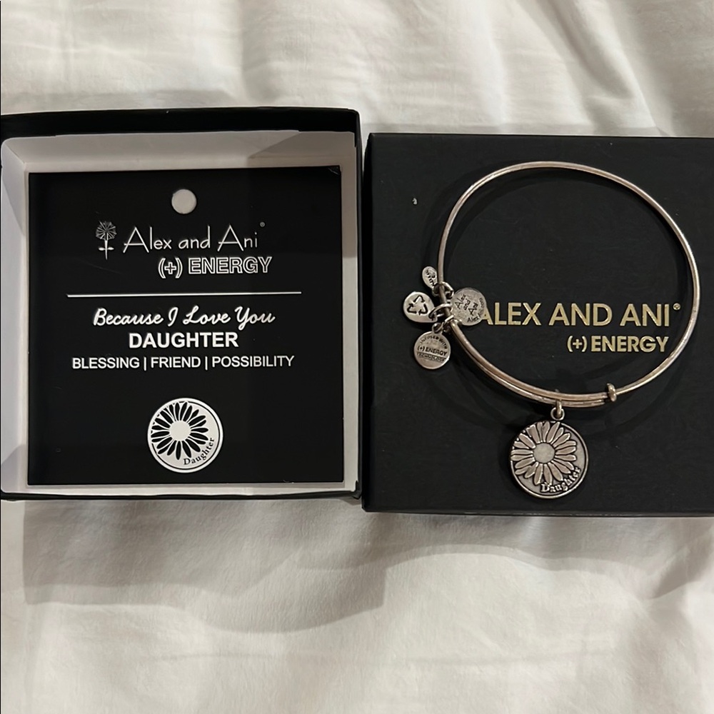 Alex and Ani Silver Charm Bracelet